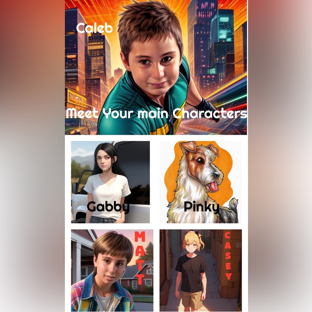 The Adventures of Caleb and Pinky: The Enchanted Journey Paperback Book Ages 9+ - Picture 8 of 8